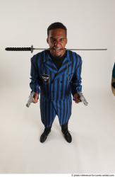 Garson STANDING POSE WITH KATANA AND TWO GUNS